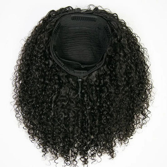 Gym Girl curl Half Wig