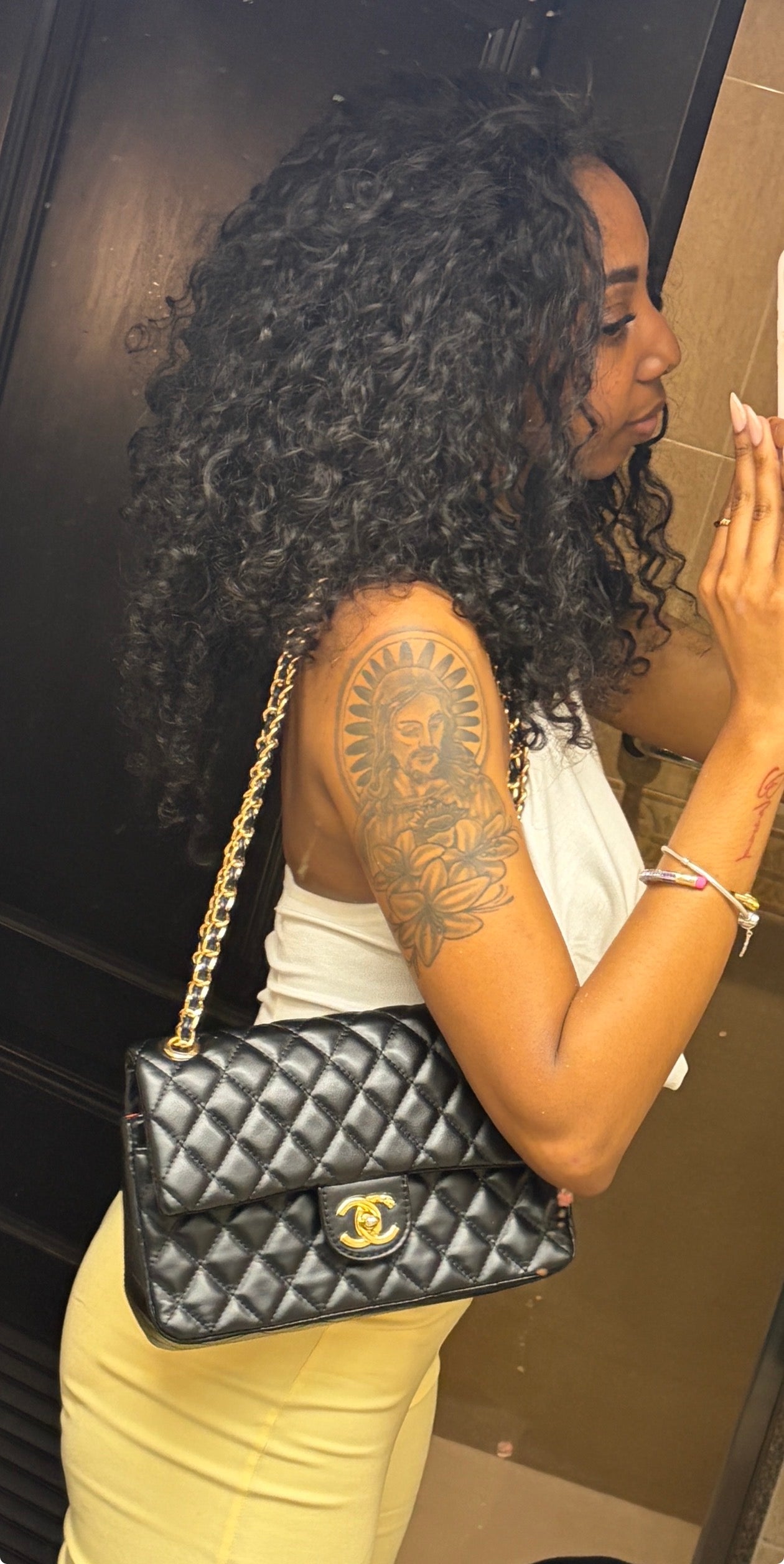 " Soft life curl half wig "